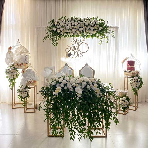 گل‌آرایی برای مراسمات خاص